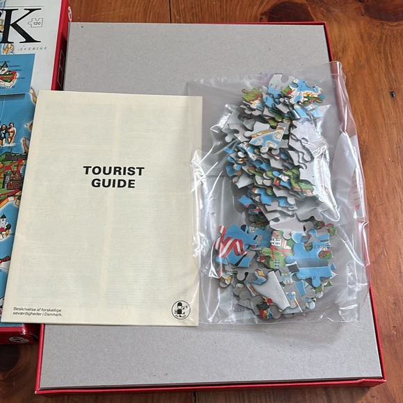 1983 DENMARK 120 Piece Puzzle & Geography Danmark Puslespil - Picture 2 of 7